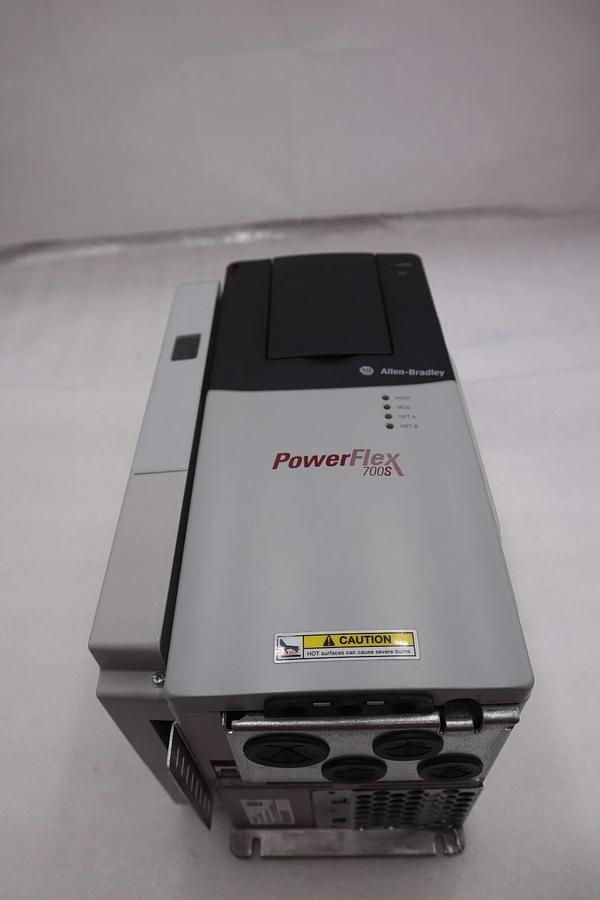 Used NEW ALLEN BRADLEY 20DB9P6A0EYNANAUE SER. A POWERFLEX 700S DRIVE 3 HP STOCK 4058