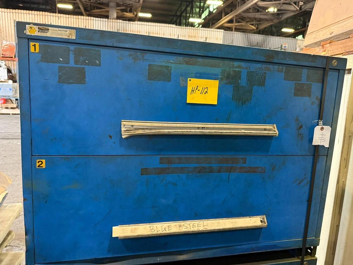 Used STANLEY VIDMAR CABINET TWO DRAWER STOCK HP-112