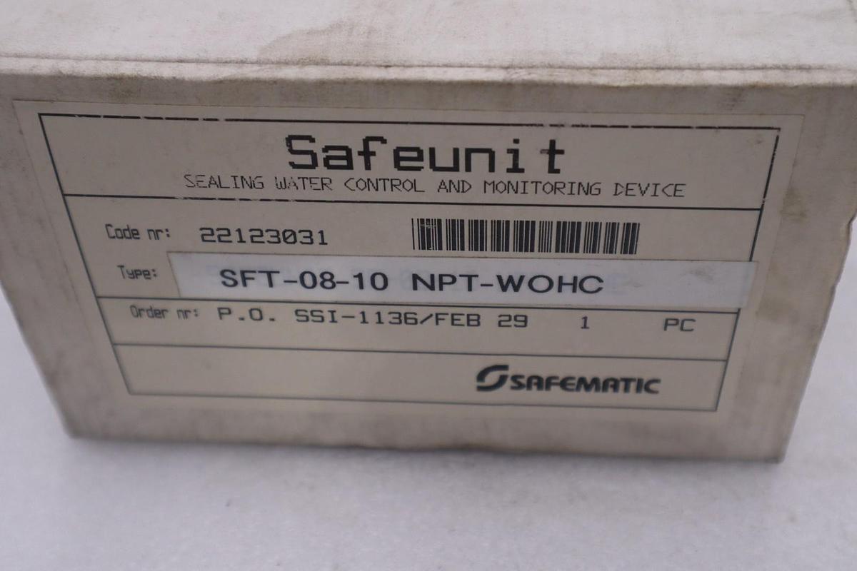 Safematic 22123031 Safeunit SF-08-10 Seal Water Control - STOCK GF772