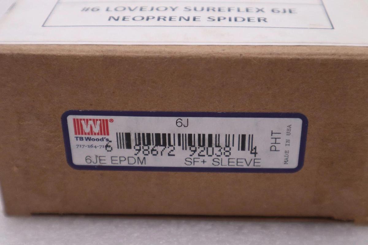 Used TB WOODS 6JE EPDM 6J NSFB - NEW IN BOX - STOCK GF545A