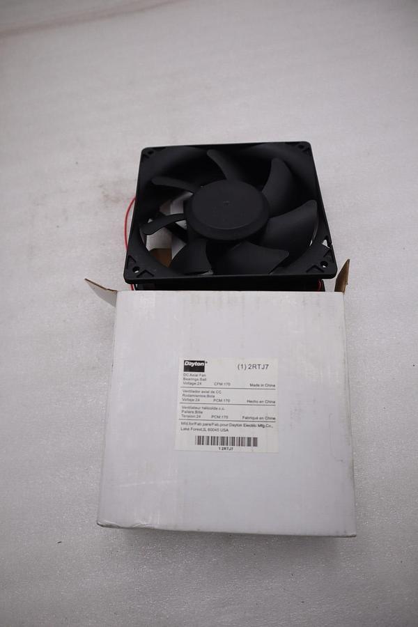 NEW Dayton 170CFM DC Axial Fan 2RTJ7 AMPS 0.57 Watts 13.7 STOCK H240A