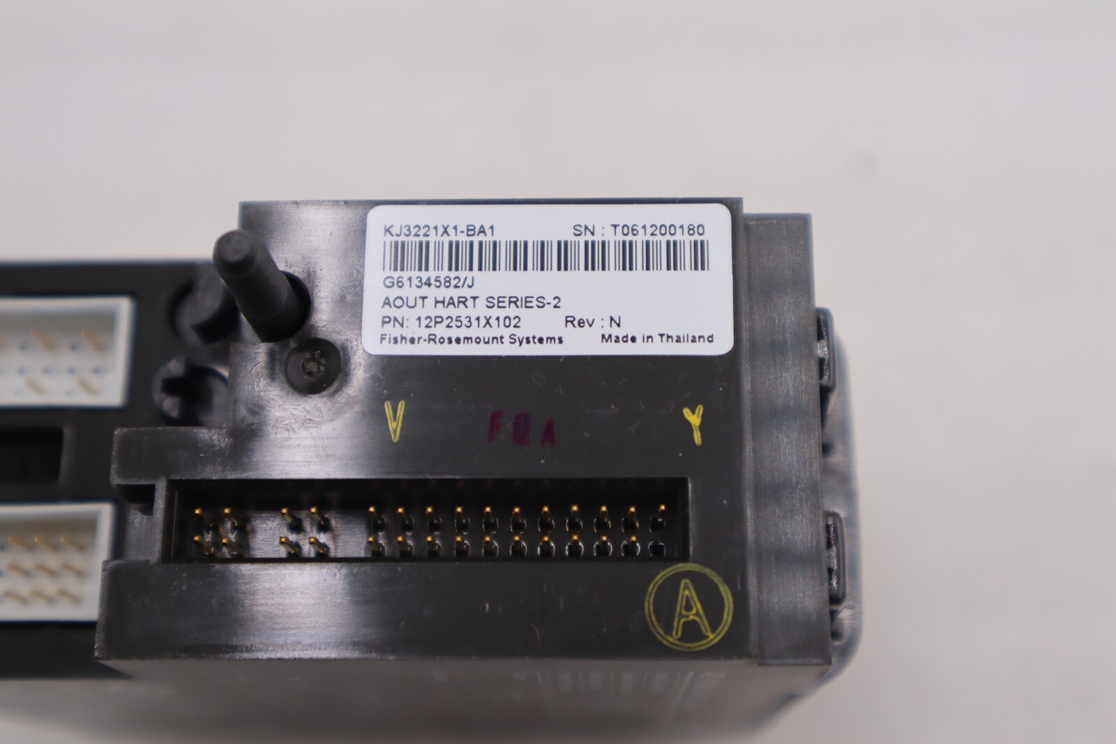 Used Emerson Analog Out Card KJ3221X1-BA1, New in Open Box  STOCK L-438