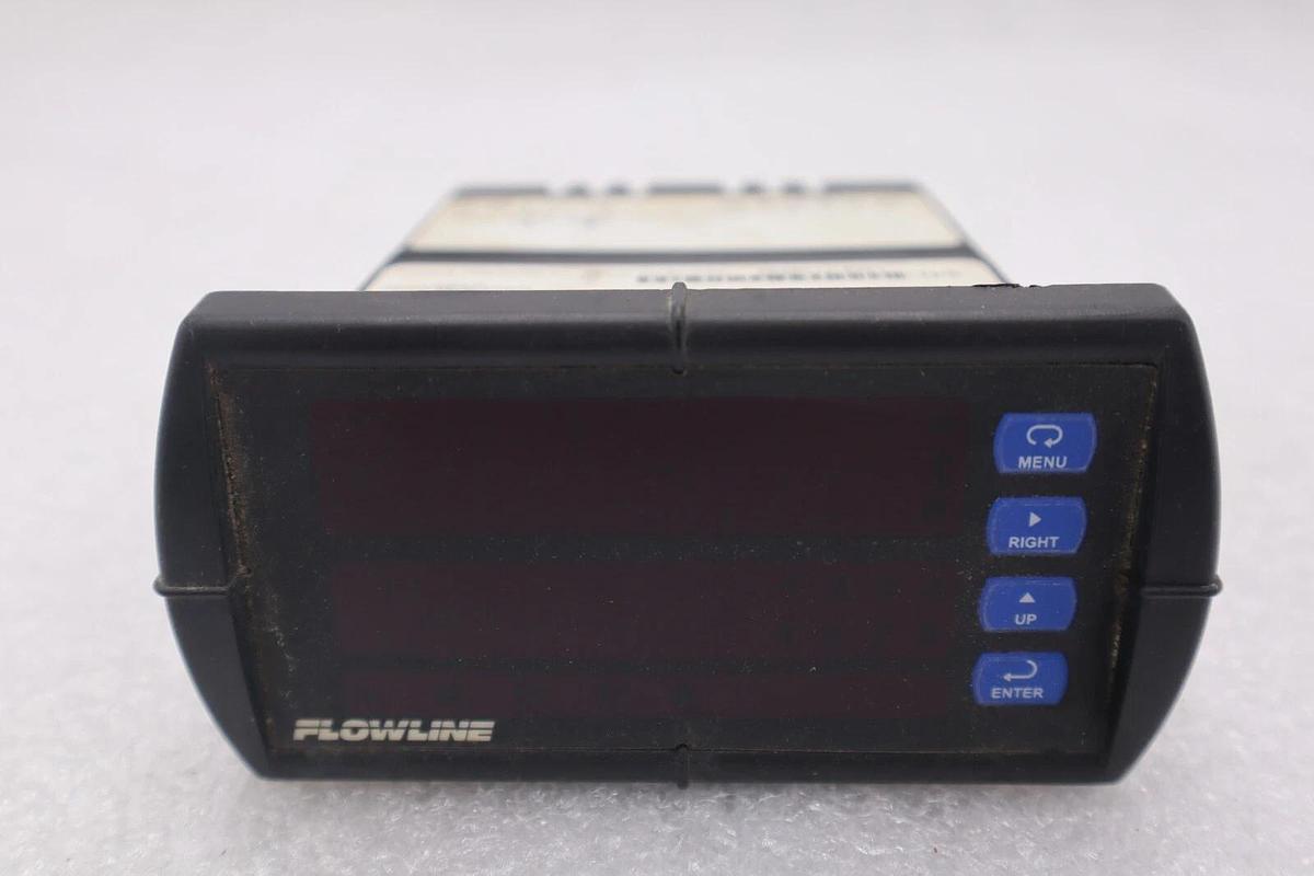 Used FLOWLINE LI55-1001 ANALOG INPUT DISPLAY PANEL METER STOCK K-2560-B