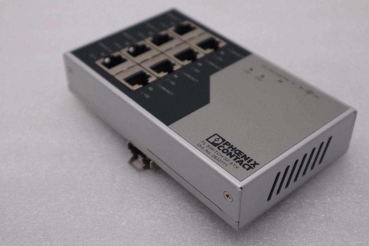 Used Phoenix Contact FL Switch SF 8TX Eight Port Industrial STOCK K-95C