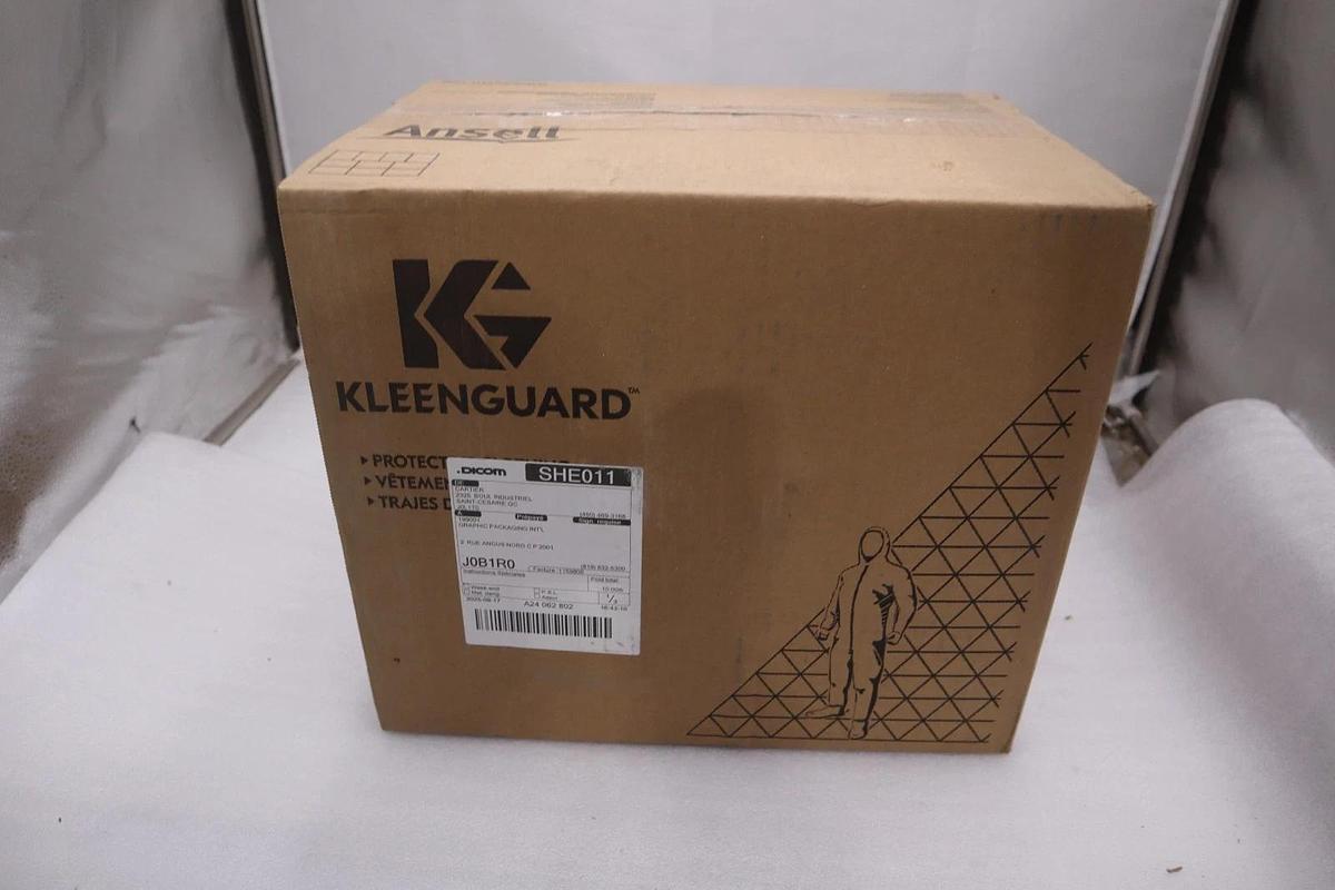Used KLEENGUARD A20 Breathable Particle XL Disposable Coveralls 24 PCS - STOCK GF808