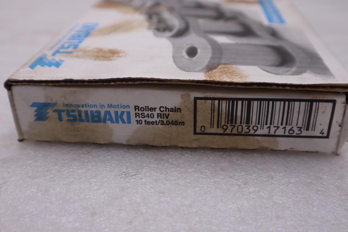 Tsubaki RS40 RIV Roller Chain - NEW IN BOX - STOCK 3255A
