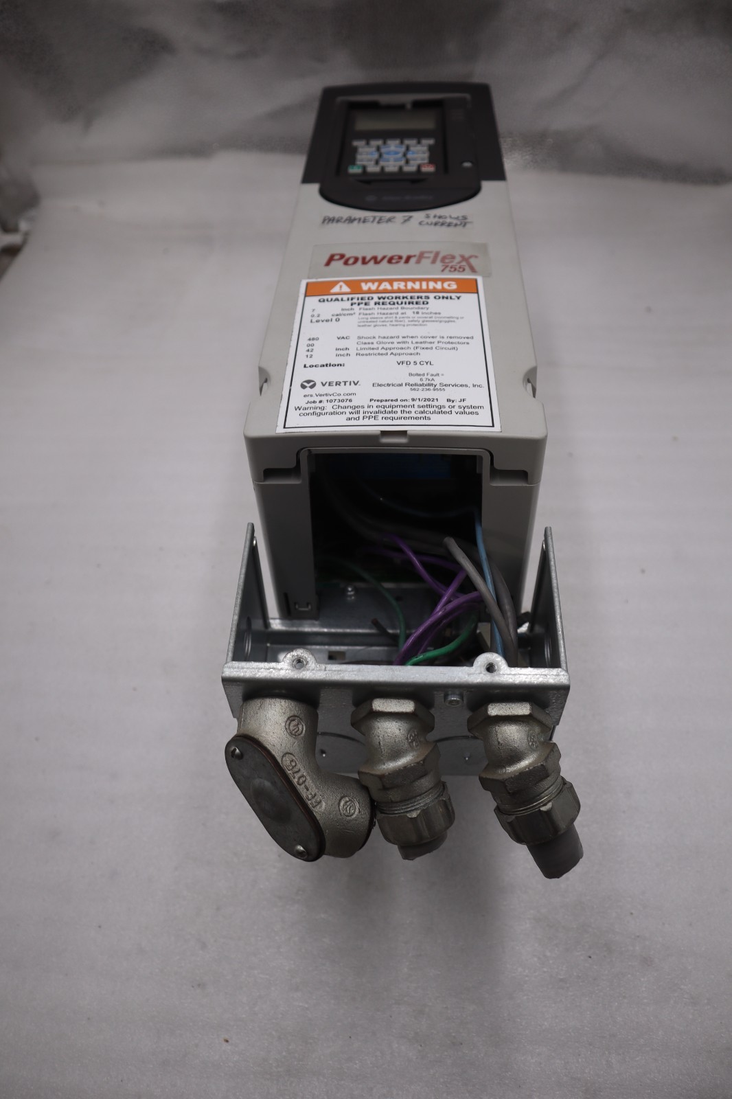 Used ALLEN BRADLEY 20G11ND022JA0NNNNN /A PowerFlex 755 AC DRIVE - STOCK 3731CC