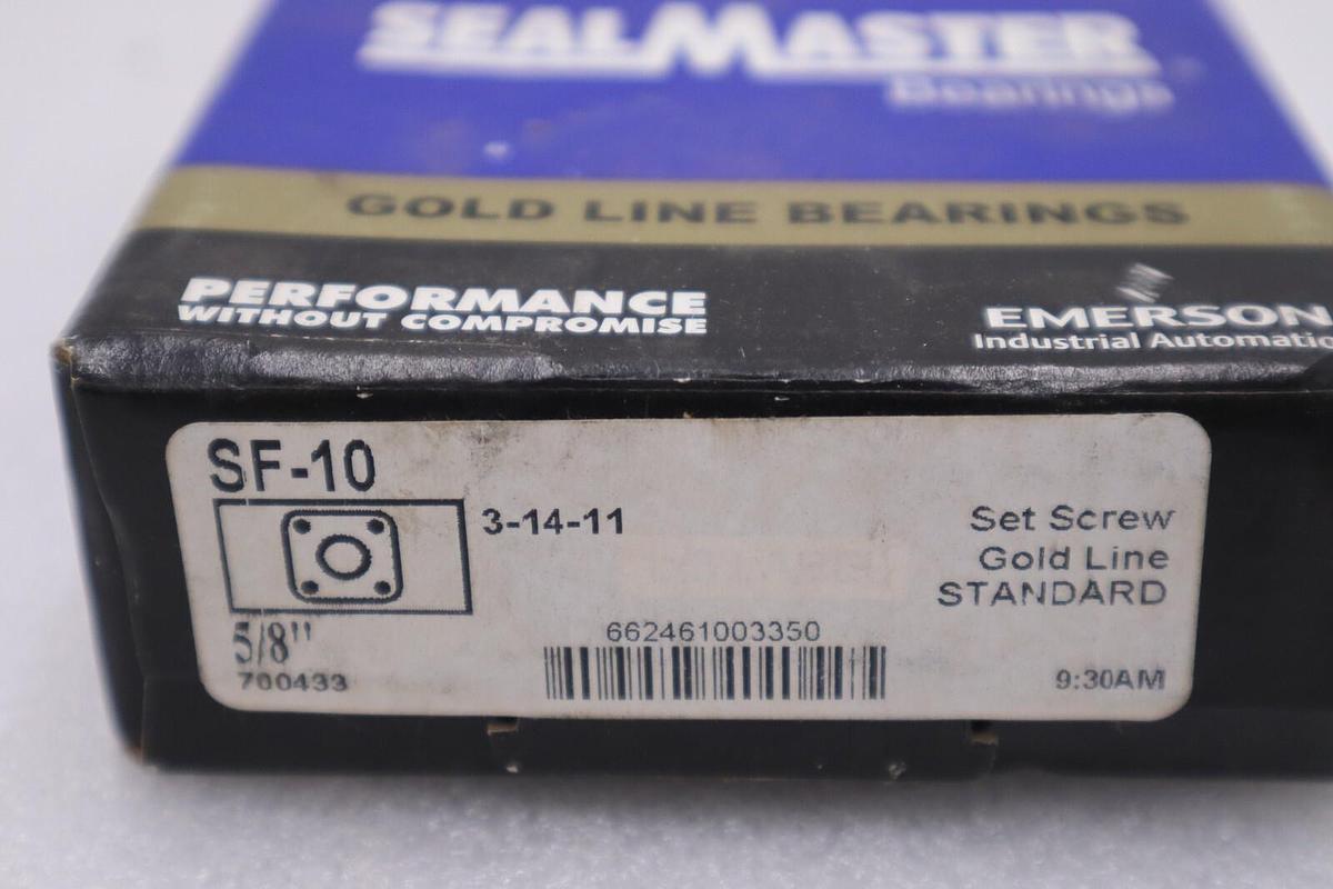 New Sealmaster SF-10 5/8" Flange Bearing STOCK H293A