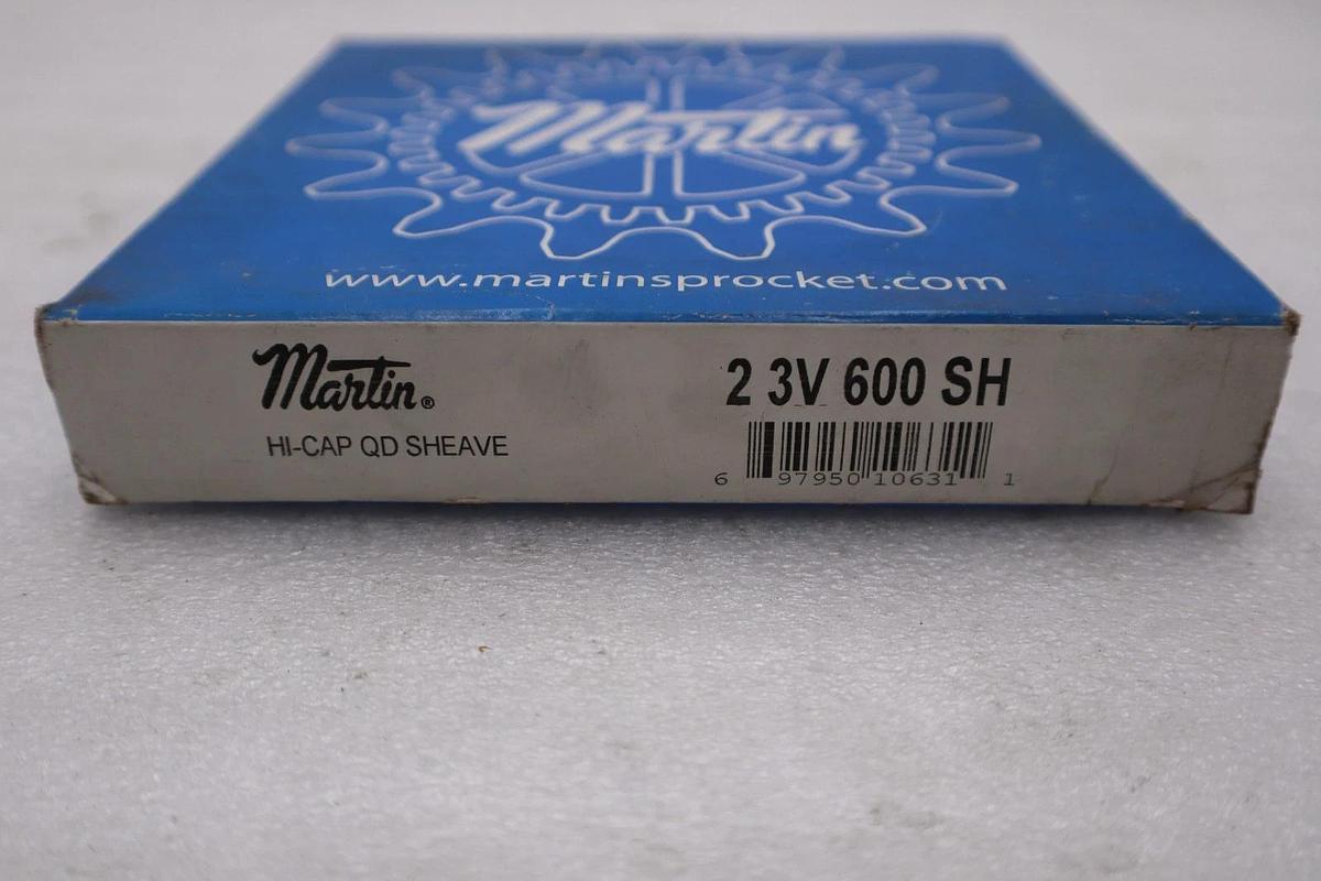 Used NEW Martin 2 3V 600 SH Hi-Cap QD Sheave 23V600SH STK CC214
