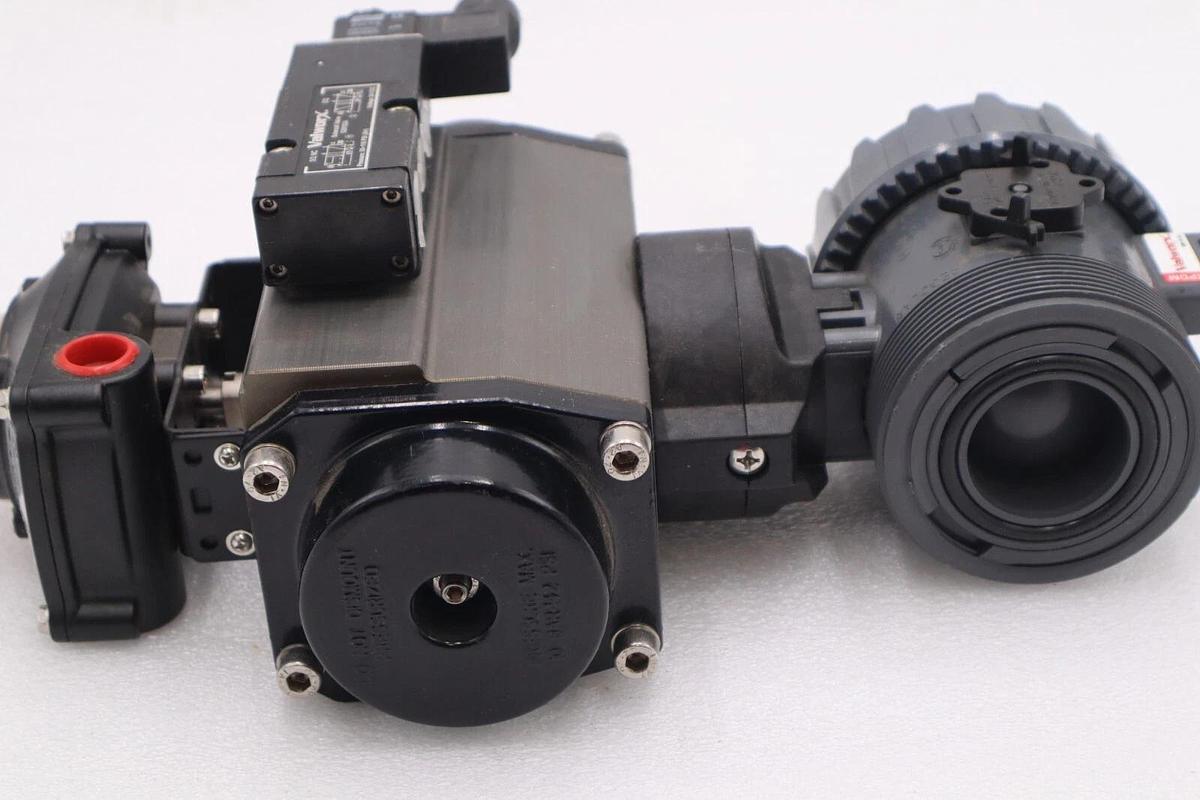VALWORX 530185 AP085 PNEUMATIC ACTUATOR W/ 529102A SOLENOID 529910A VALVE #010-A