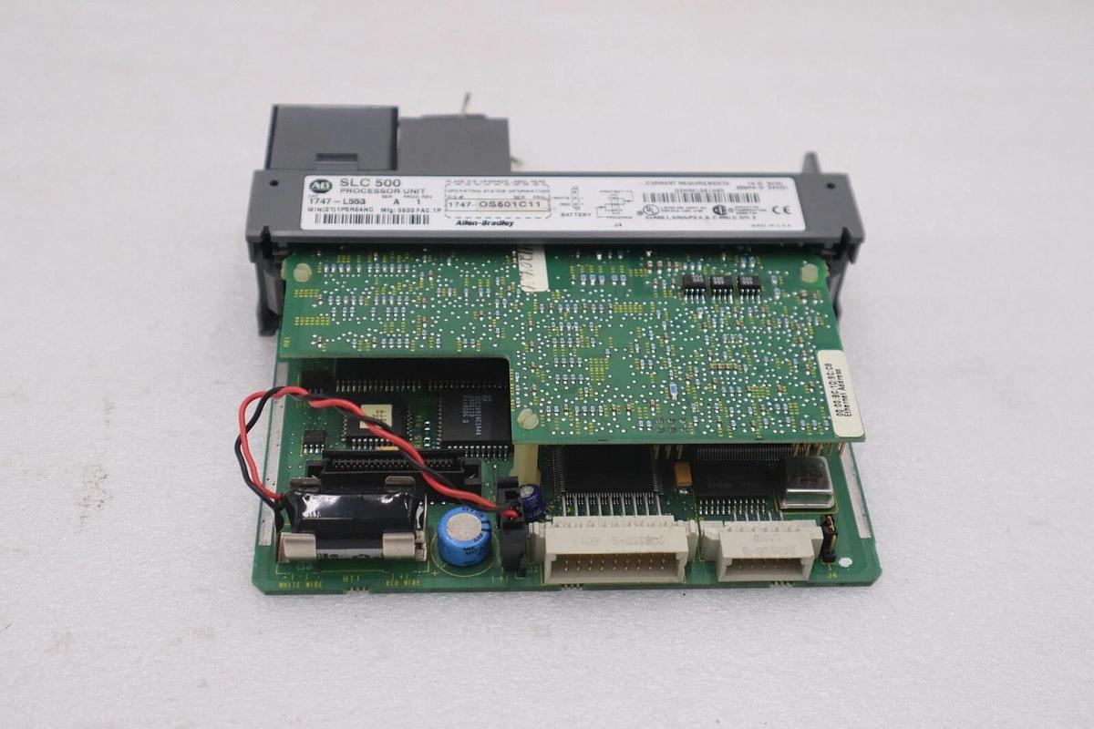 Used Allen Bradley 1747-L553 /A SLC 500 5/05 64K Memory Ethernet STOCK 831C