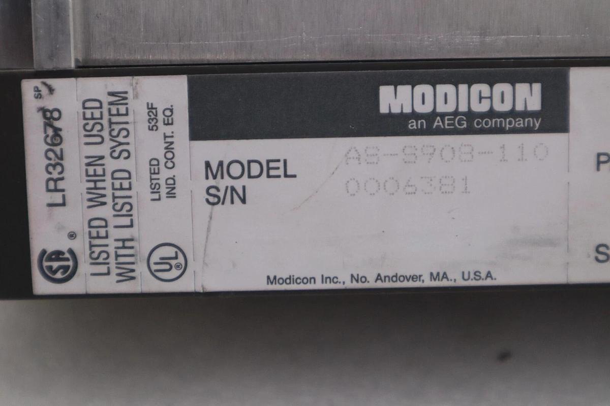 Used Schneider Modicon AS-S908-110 I/O Module STOCK G216A