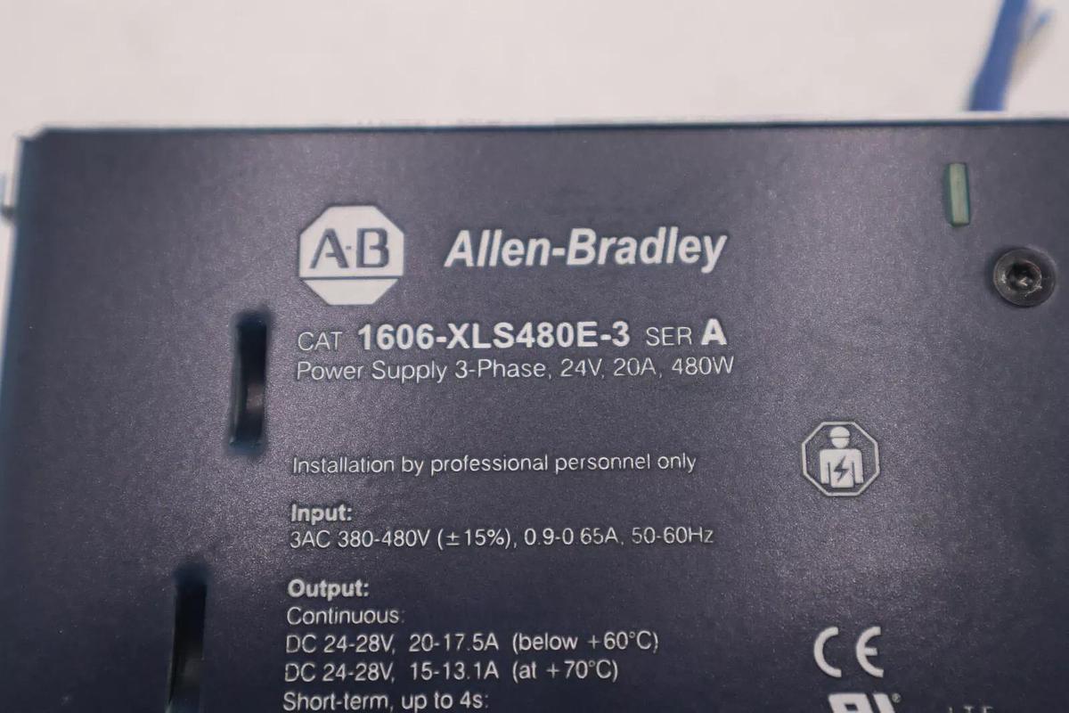 Used ALLEN BRADLEY 1606-XLS480E SER A DC Power Supply 1606XLS480E STOCK L-727-A