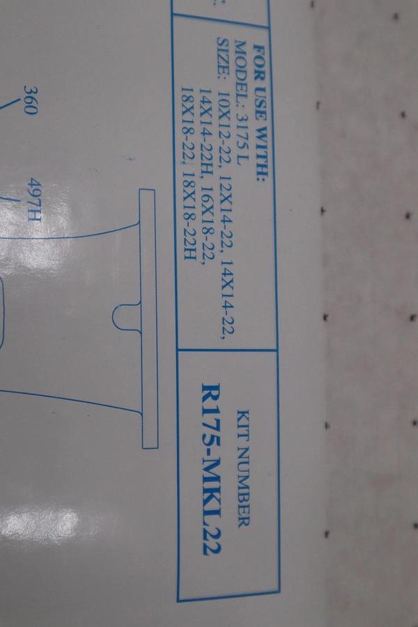 Used Goulds Pumps R175-MKL22 Pump Rebuild Kit - STOCK GF666