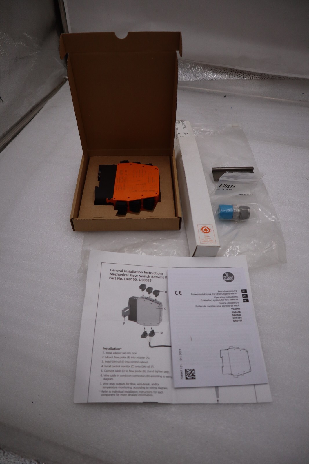 NEW IN BOX IFM EFECTOR SN0150 VS3000/85-265VAC 90-240VAC STOCK H1219