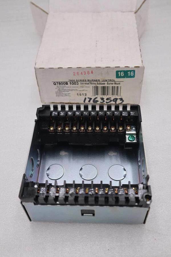 HONEYWELL Q7800B-1003 / Q7800B 1003 SERIES 7800 WIRING SUBBASE NEW STOCK H46A