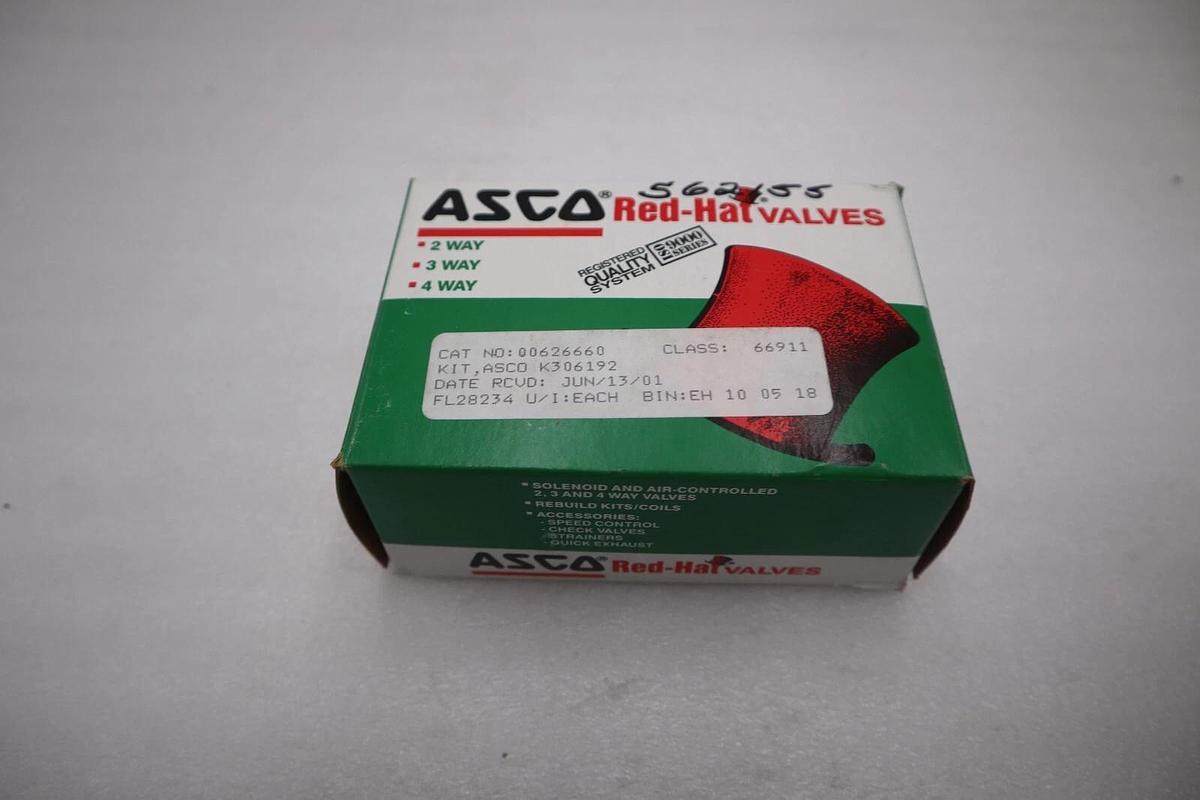 NEW OPEN BOX ASCO 306192 REBUILD KIT 8342 AC COIL STOCK G816A