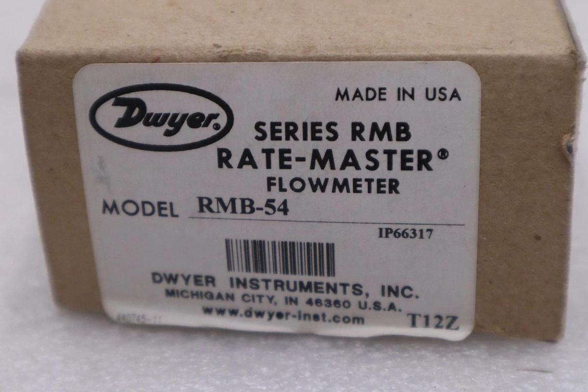 DWYER RMB-54 RATE-MASTER SERIES RMB FLOWMETER STOCK #GF-764A