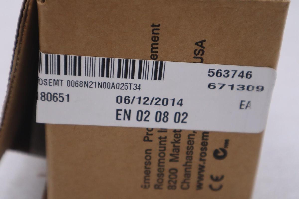NEW Rosemount 0068N21N00A025T34 Temperature Sensor Hazardous Location STCK G309A