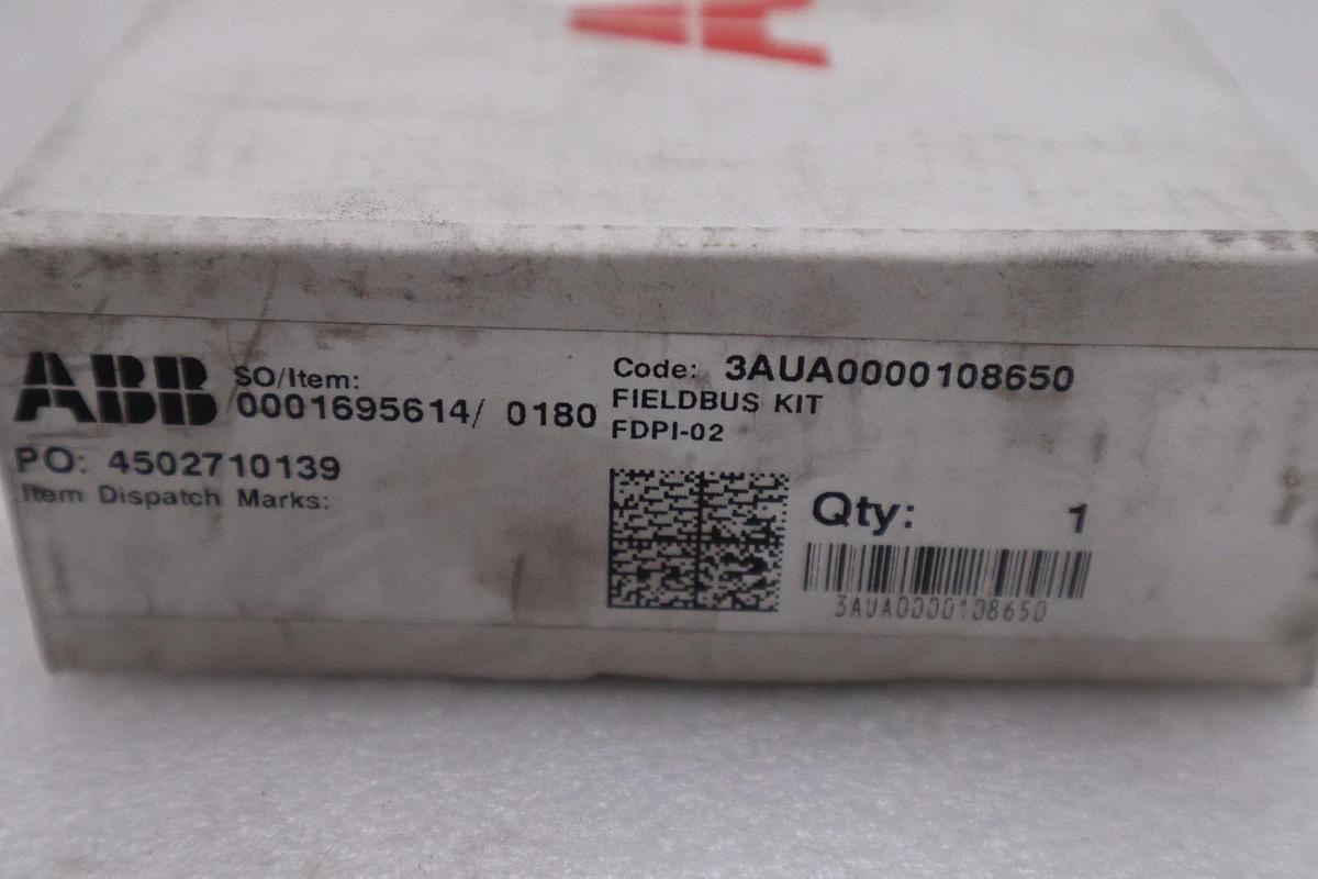 Used ABB FDPI-02/ 3AUA0000108650 PANEL BUS ADAPTER KIT FIELDBUS KIT - STOCK GF23A
