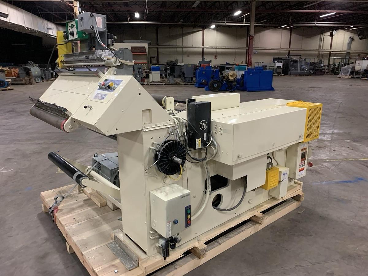 Used 32" WIDE STANFORD MAN ROLAND MODEL 152 FW DOCTOR REWINDER 30" REWIND CAPACITY
