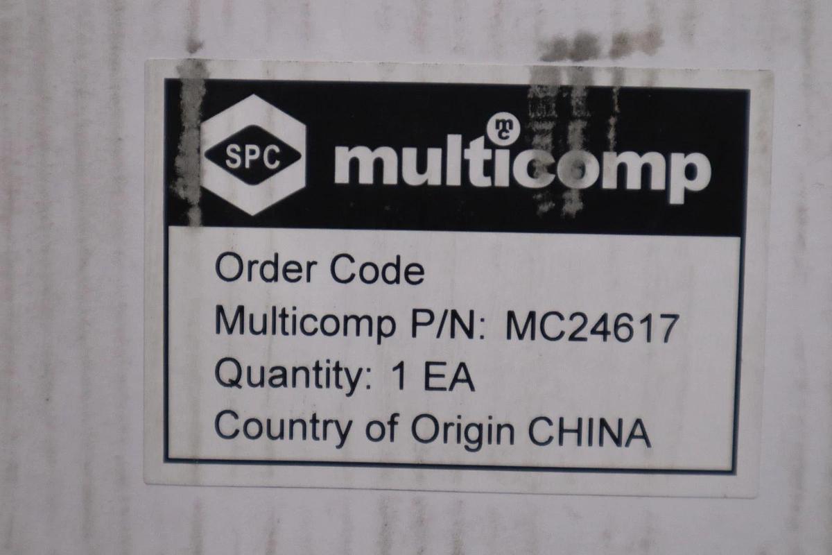 Used MULTICOMP MC24617 AXIAL FAN 176MM 115VAC 270MA - STOCK GF250