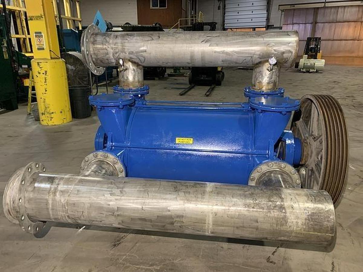 Used NES MODEL 2BE 42 2BE3426-2BY3-3 SINGLE STAGE VACUUM PUMP