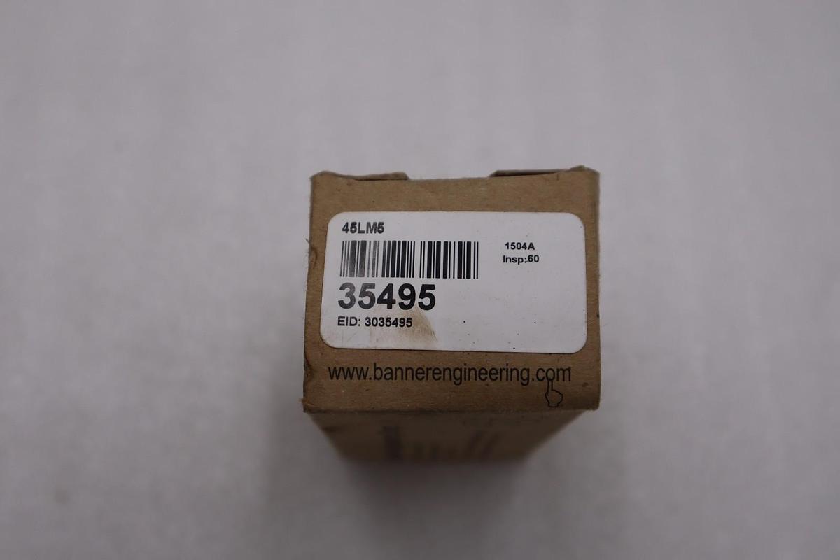 Used NEW OPEN BOX Banner 45LM5 Plug-In Sensor Logic Module STOCK H289A