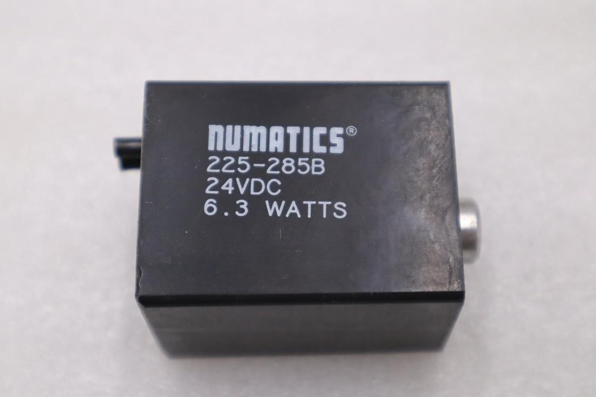 Used NEW OPEN BOX NUMATICS 225-285B SOLENOID VALVE COIL 24VDC 6.3 WATTS STK H1120A