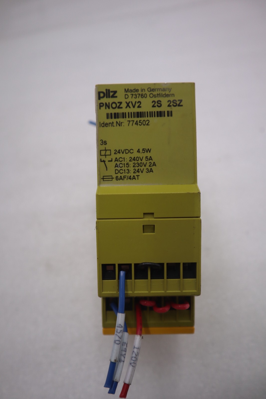 Used PILZ 774502 PNOZ XV2 Safety Relay STOCK K-2978