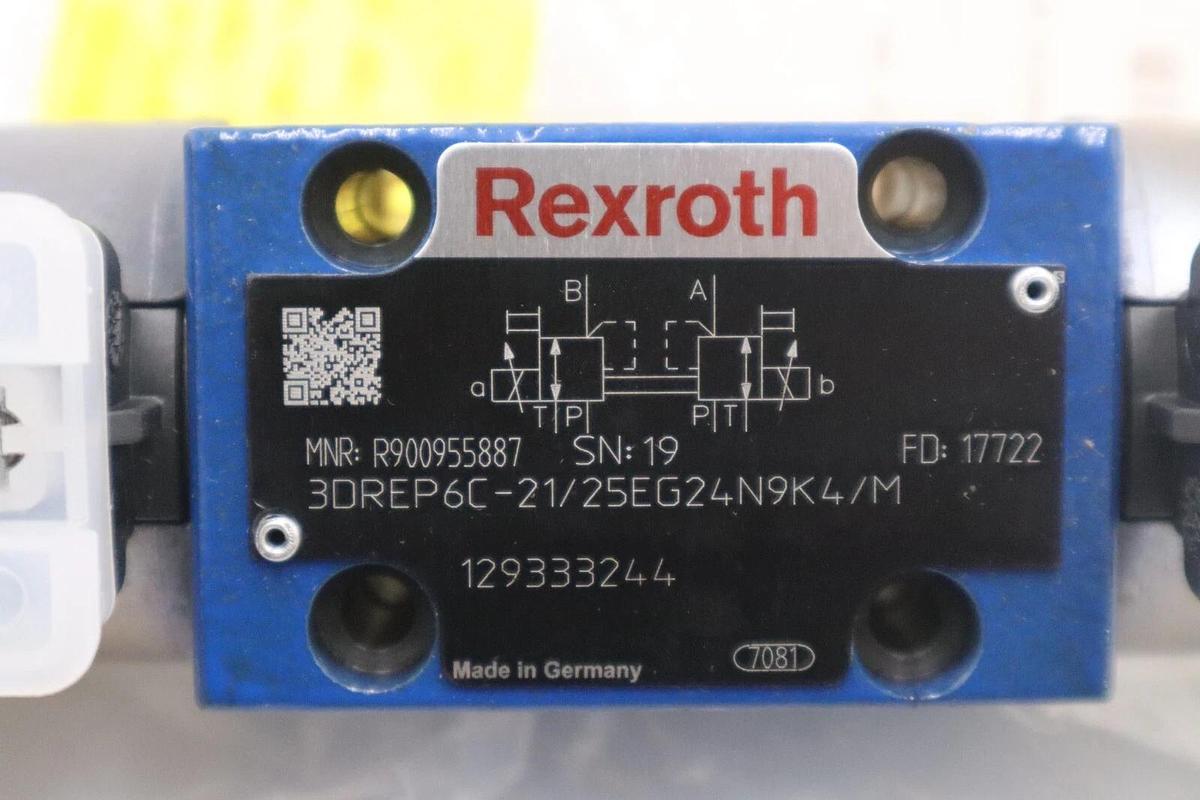 Rexroth Valve R900955887 3DREP6C-21/25EG24N9K4/M NEW UNIT STOCK G912A