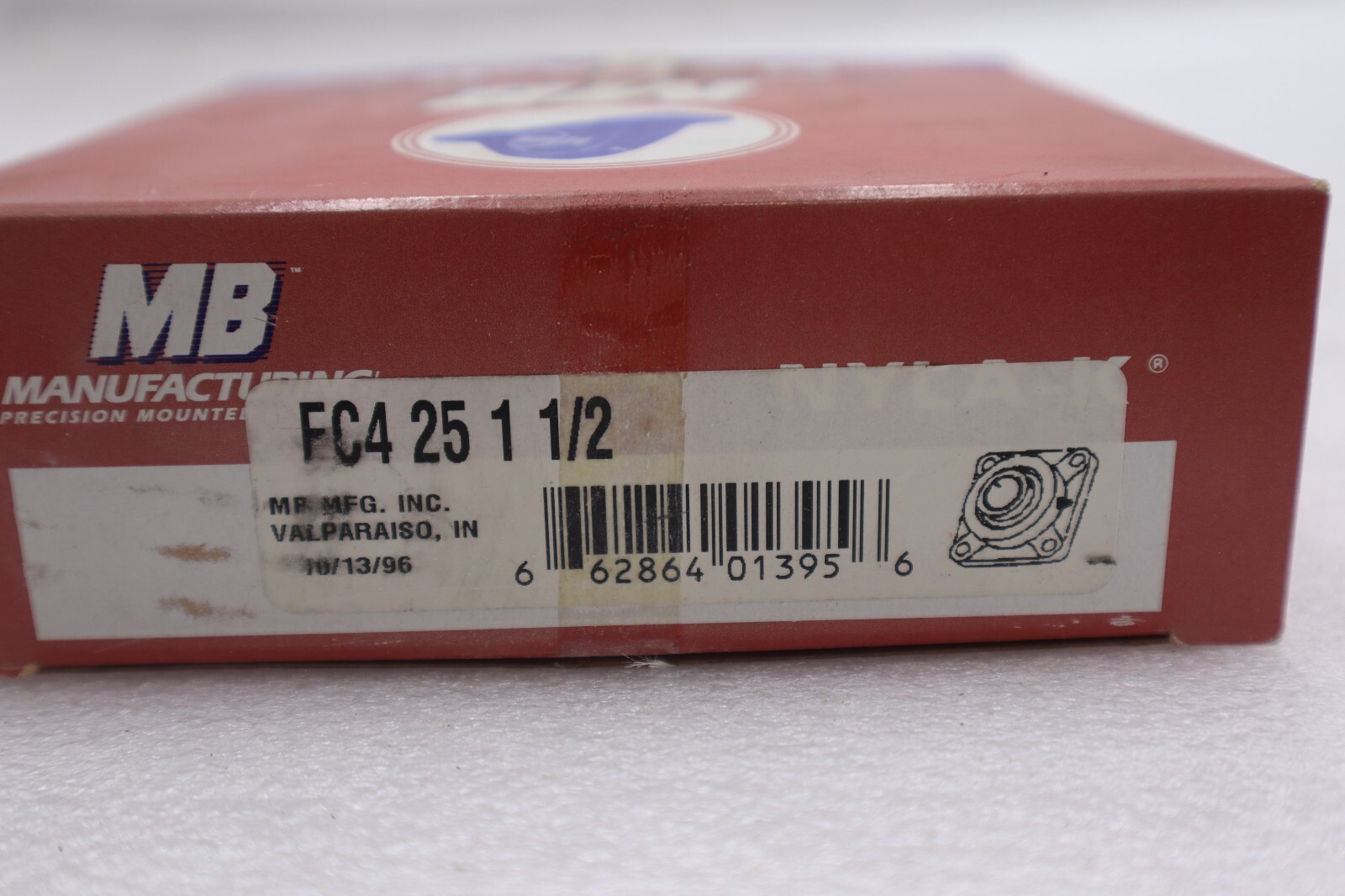 Used New MB Manufacturing  FC4-25-1-1/2 Mounted Nyla-k Flange Bearing STOCK 2138A