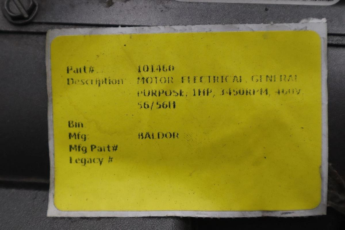 NEW OPEN BOX BALDOR L3509 115/230V 11.8/5.9A 1HP STK M199CC