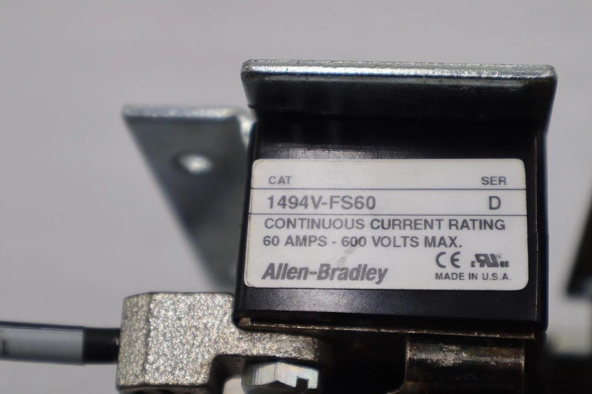 Used ALLEN BRADLEY 1494V-DS400 /1494V-FS60 DISCONNECT SWITCH / A 400A 600V STOCK 5305