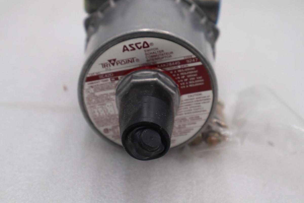 Used ASCO SE42D TRIPOINT PRESSURE SWITCH #L-805