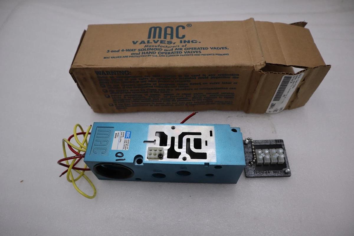 MAC Valves 82A-0A-CPA Solenoid Valve Manifold TOP MTD Aux. 2NO STOCK H821A