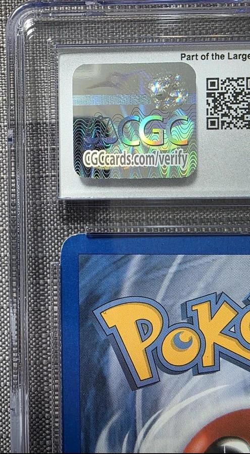 Used 2006 POKEMON EX LEGEND MAKER GOLD STAR #90 REGICE-HOLO CGC WORLD RECORD 1/1