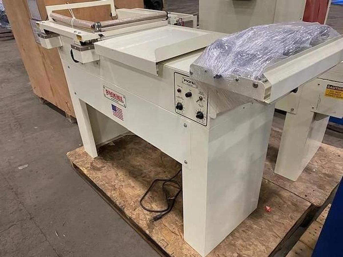Used PACK-ALL / PACKALL MODEL L1620D L BAR SEALER WITH HEAT TUNNEL T12 X16 - 24BC