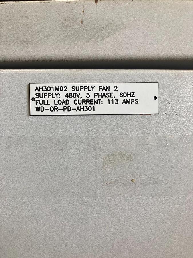 Used ELECTRICAL ENCLOSURE WITH 20BD125A0AYNANC0 Allen Bradley 100HP Powerflex 700
