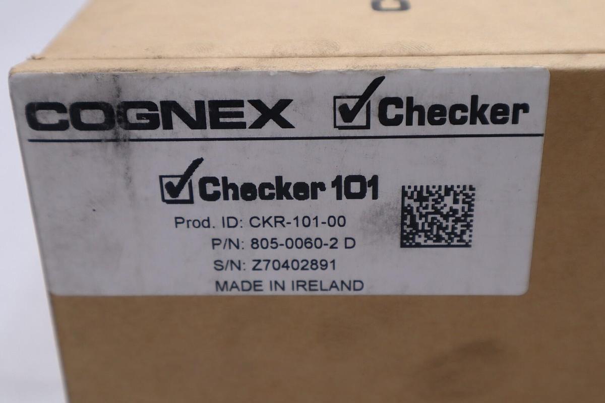 NEW COGNEX CKR-101-00 VISION SENSOR CHECKER 805-0060-2 D STOCK 2428