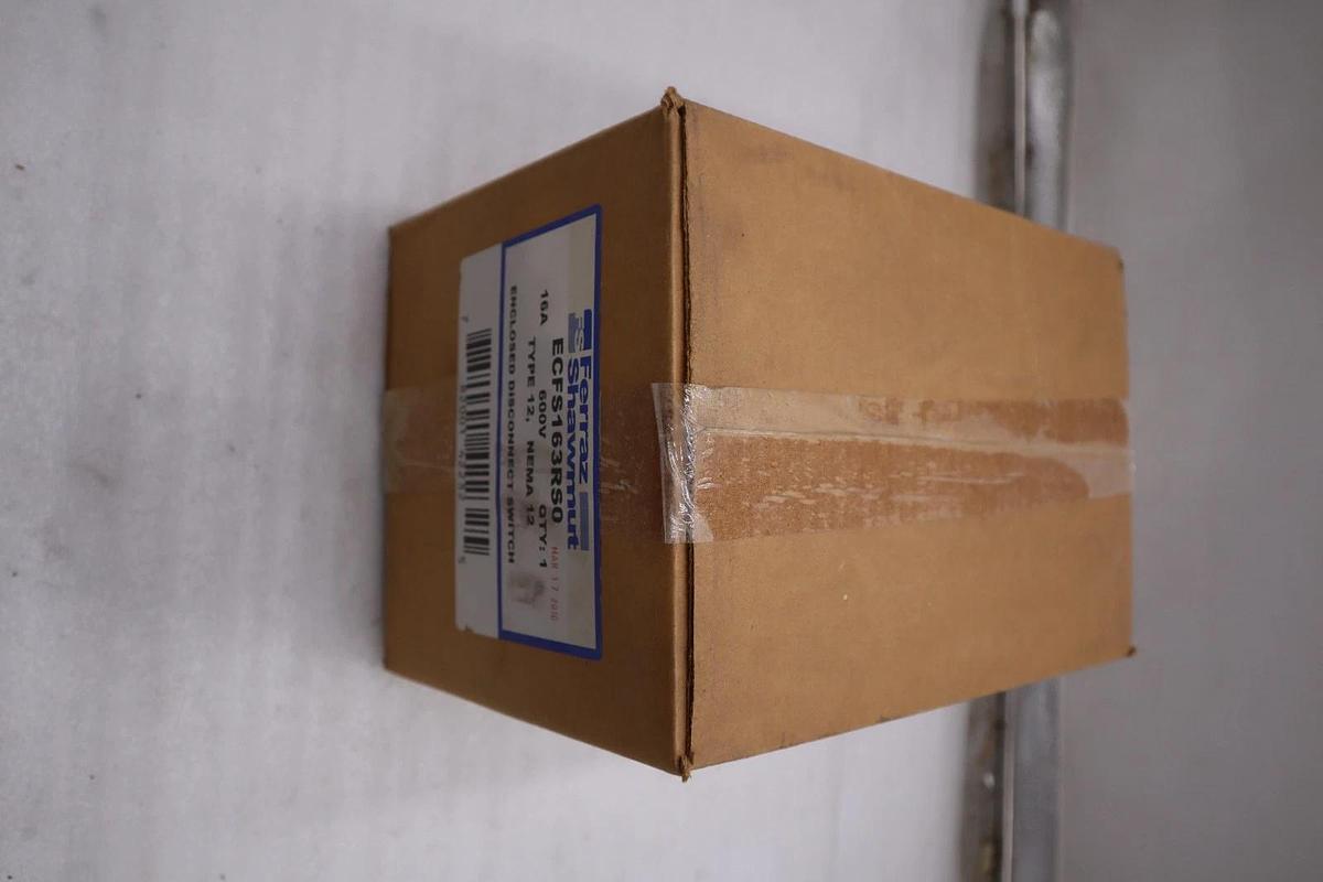 Used MERSEN FERRAZ SHAWMUT ECFS163RS0 ENCLOSED 508D SWITCH - STOCK GF631