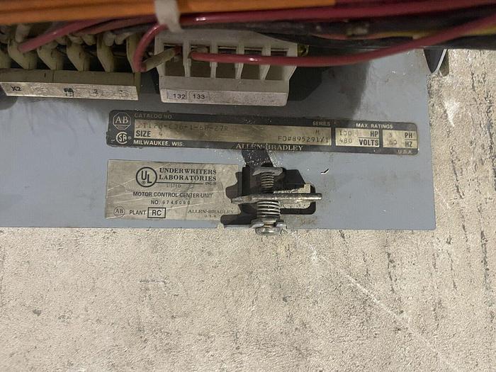 Used Allen Bradley 2100 Series Bucket Size 4 Fusible Motor Control 509-EOD 120 V S-32