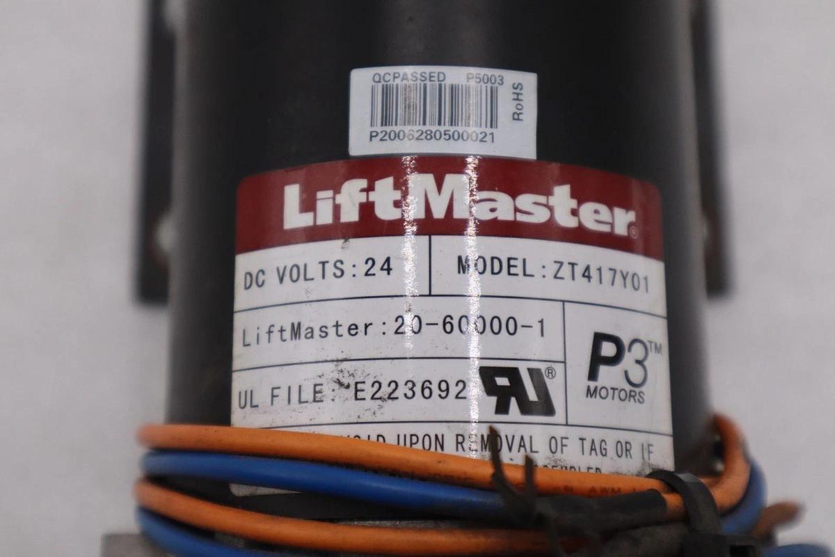 Used NEW OPEN BOX LIFTMASTER - ZT417Y01- BARRIER ARM OPERATOR MOTOR STK CC249