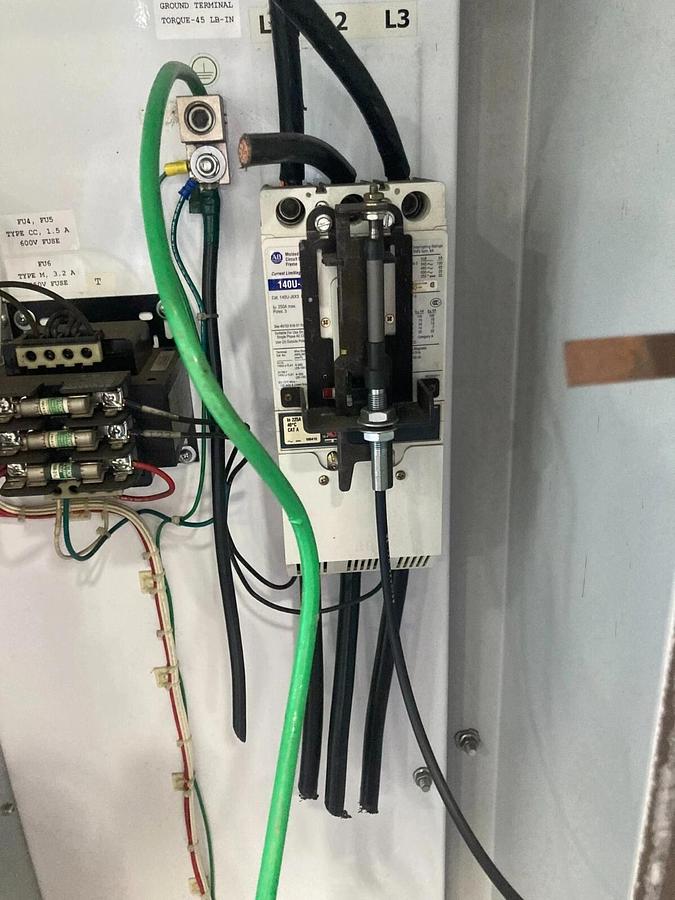 Used ELECTRICAL ENCLOSURE WITH 20BD156A0AYNANC0 Allen Bradley 125HP Powerflex 700