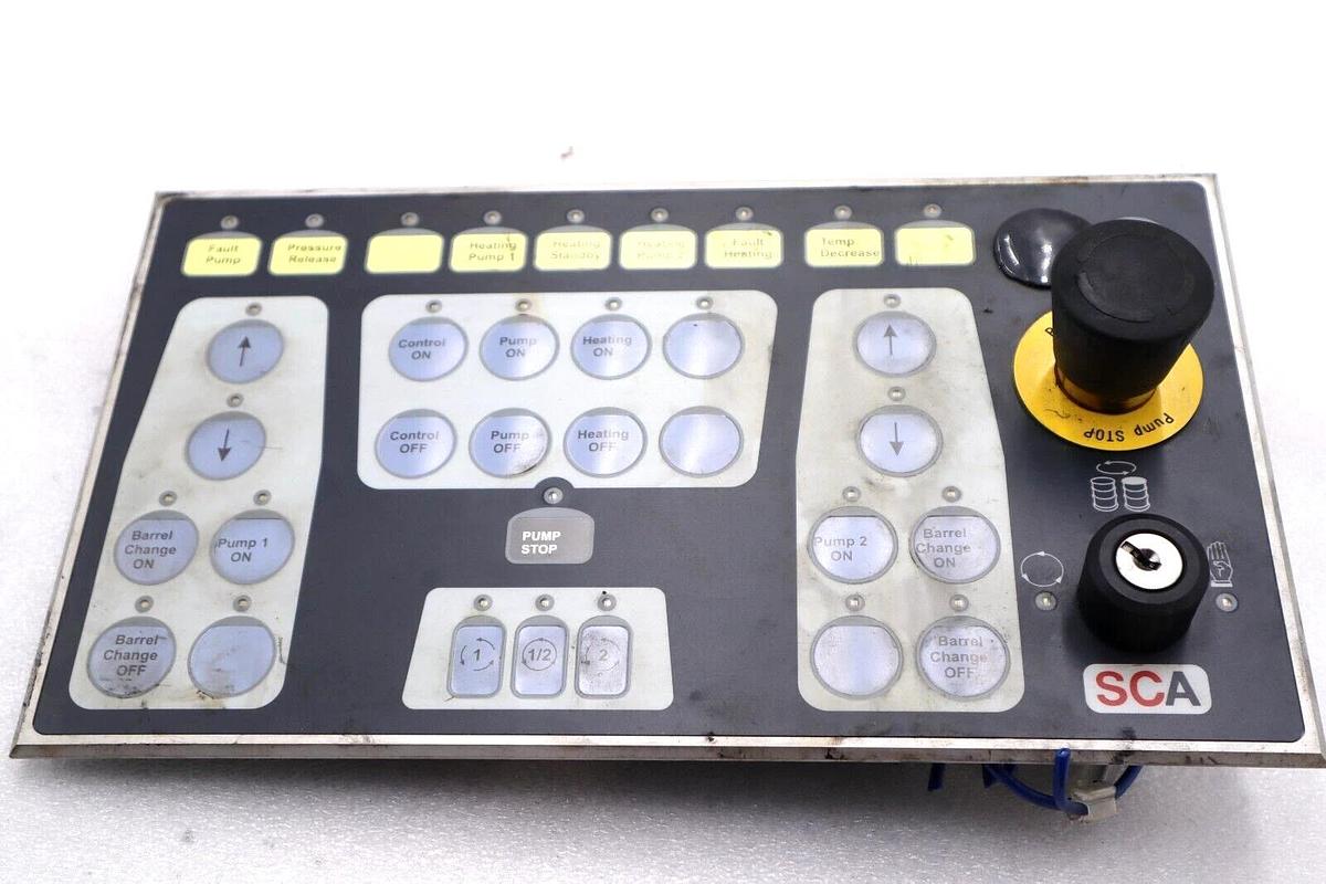 Used SCA SCHUCKER E071207-1 A CONTROL BOARD STOCK #3309