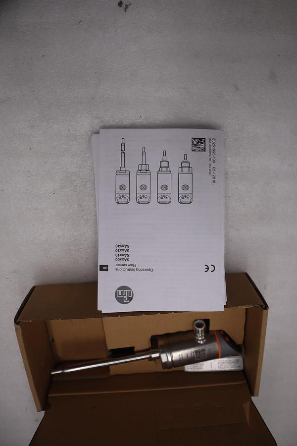 Used NEW OPEN BOX IFM Flow Sensor SA4100 SAEXXXXBFRKG/US-100 STK K1682A