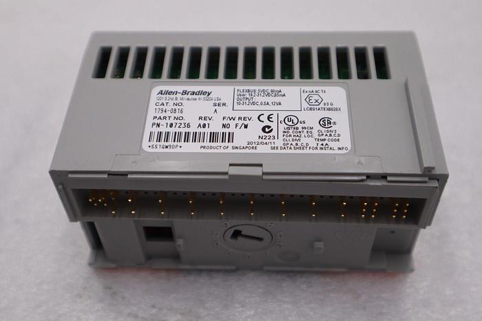 ALLEN BRADLEY 1794-OB16 OUTPUT MODULE FLEX I/O DISCRETE 16 OUTPUTS STOCK B-1696