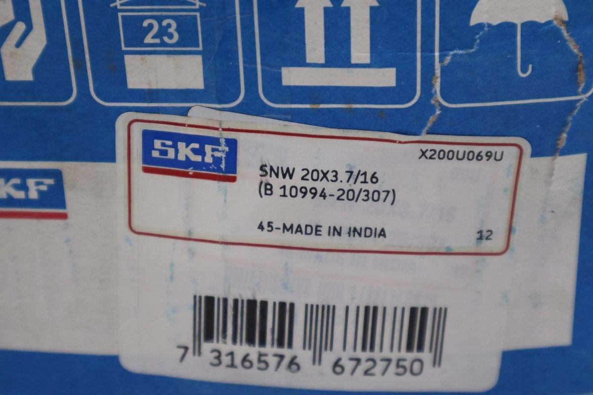 NEW IN BOX SNW 20X3.7/16 - SKF - STANDARD ACCESSORIES STOCK H1042