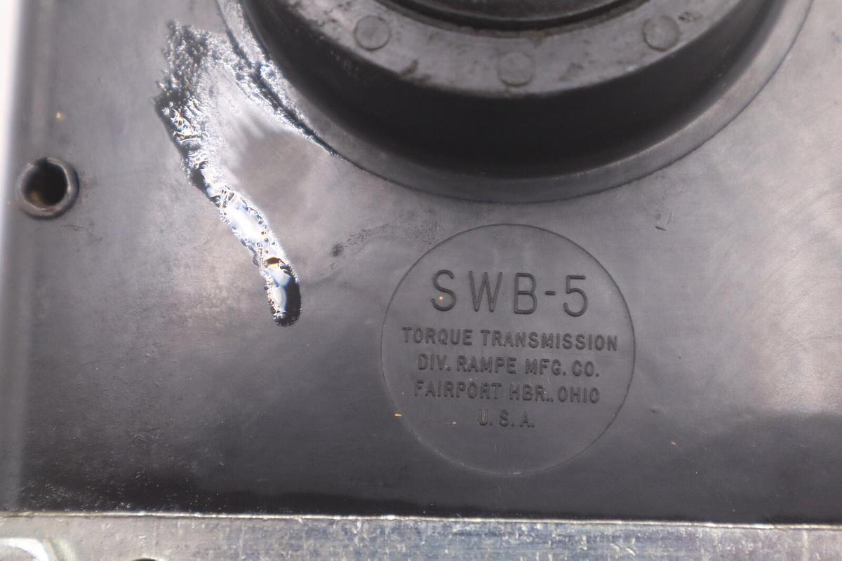 Used TORQUE TRANSMISSION SWB-5 WORM GEAR SPEED REDUCER STOCK #M-26