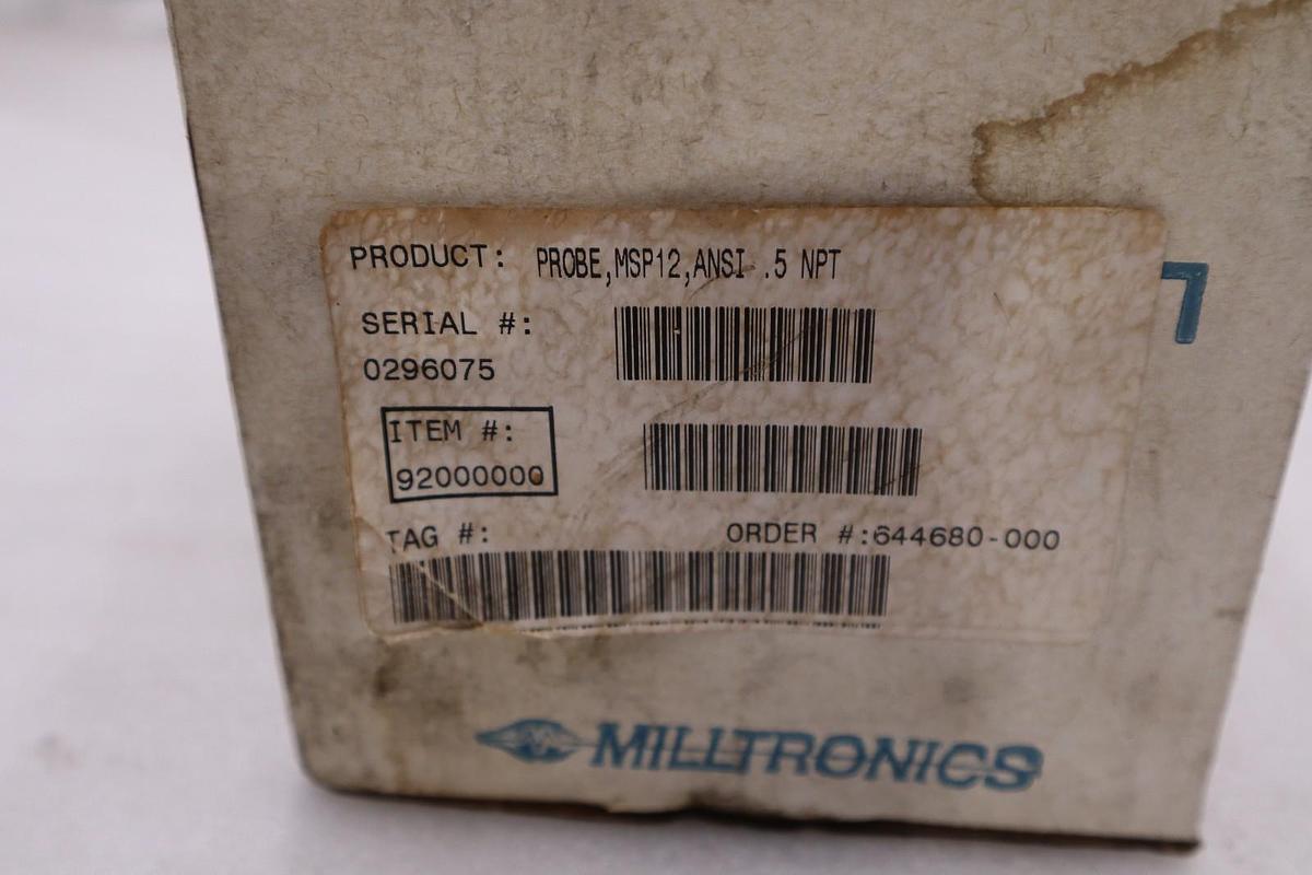 MILLTRONICS MSP-12 MOTION SENSING PROBE - STOCK GF395